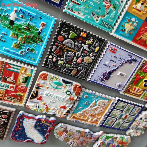 World Tourism Fridge Magnets Japan USA Australia Philippines