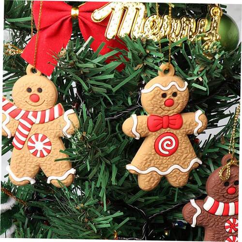 Big Sale! 12pcs Gingerbread Man Christmas Tree Ornaments 1