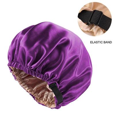New Satin Hair Cap For Sleeping Invisible Flat Imitation Sil