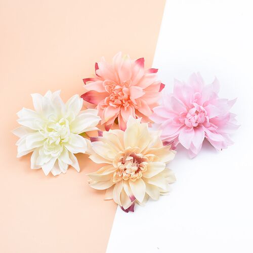 10pcs 10CM Artificial Plants Decorative Flowers Silk Gerbera