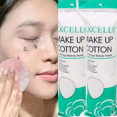 500/100pcs Soft Round Facial Makeup Cotton Pads Disposable C