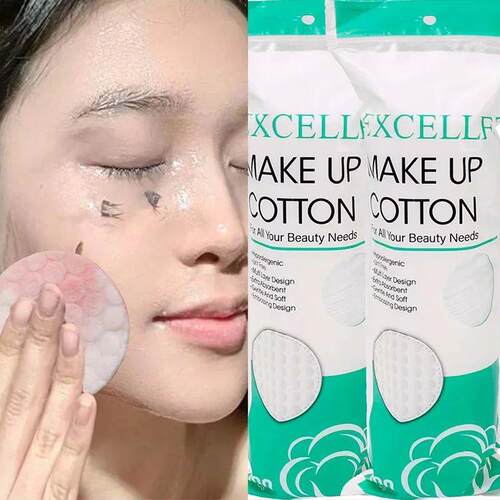 500/100pcs Soft Round Facial Makeup Cotton Pads Disposable C
