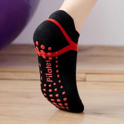 Women Anti-slip Yoga Socks Ladies Fitness Pilates Socks for