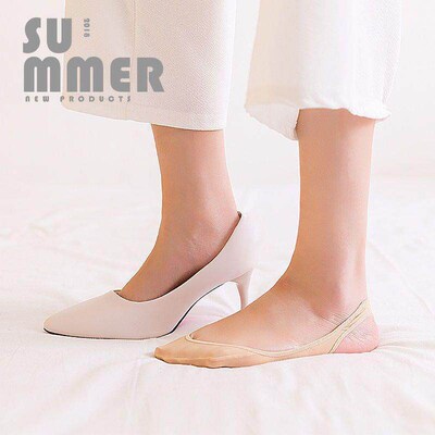 Half-palm socks, boat socks for women, summer cotton bottom