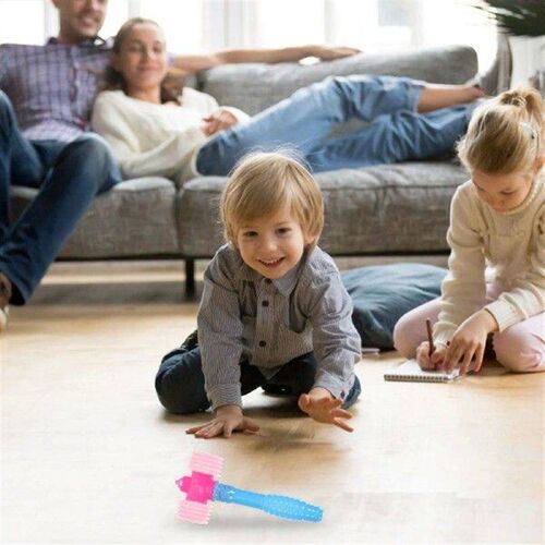 10Pcs Children Hammer Plastic Squeaky Toys Kids Beating