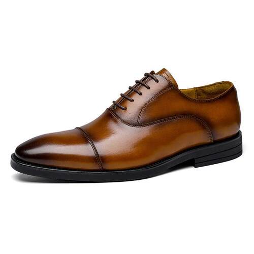 Leather Formal Dress Shoes for Men 头层牛皮三接头真皮男鞋