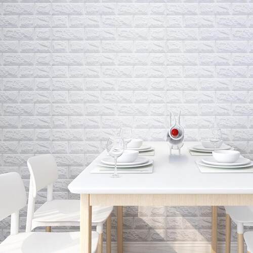 3D Wall Sticker Imitation Brick aterproof Wallpaper Room新款