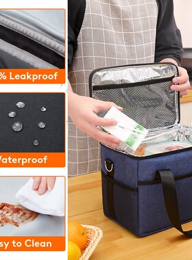 25L Large Lunch Bag waterproof Insulated Cooler Bag cold box