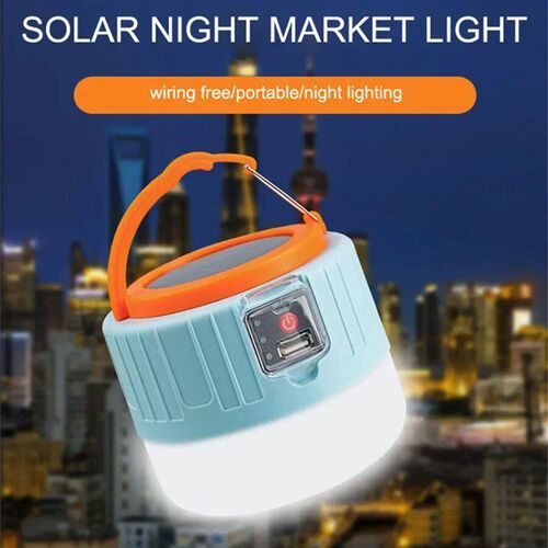 Super Bright LED Solar Camping Light Outdoor Waterproof Tent
