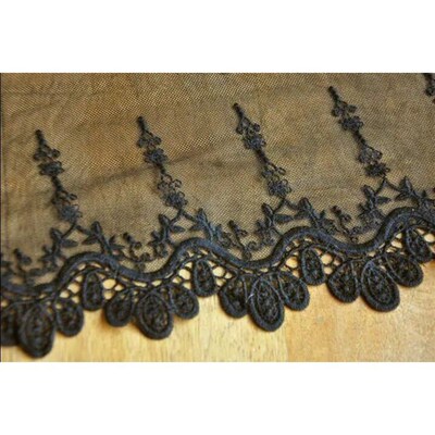 Free Shipping 5 Meters/lot 25cm Width Luxury Bridal Knitting