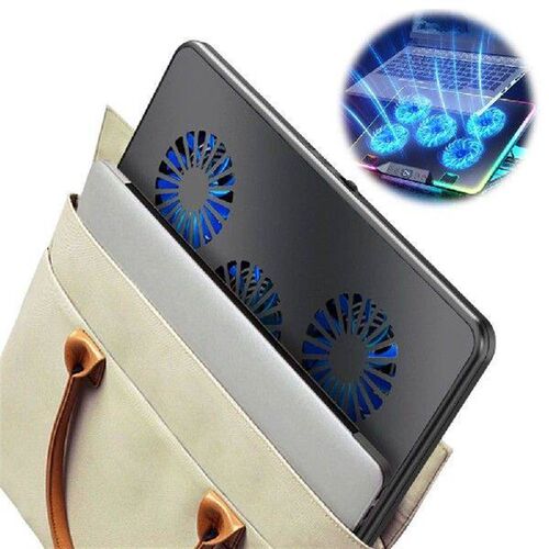 Laptop Cooling Pad Height Adjustable Laptop Cooler 2 USB