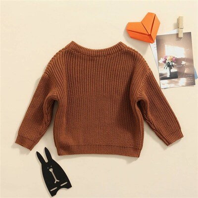 0-9M Autumn New Baby Boys Girls Clothes Baby Sweater Toddler