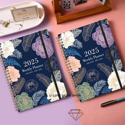 Planner Book 2025 Notepad Notebook Monthly Weekly Daily Book
