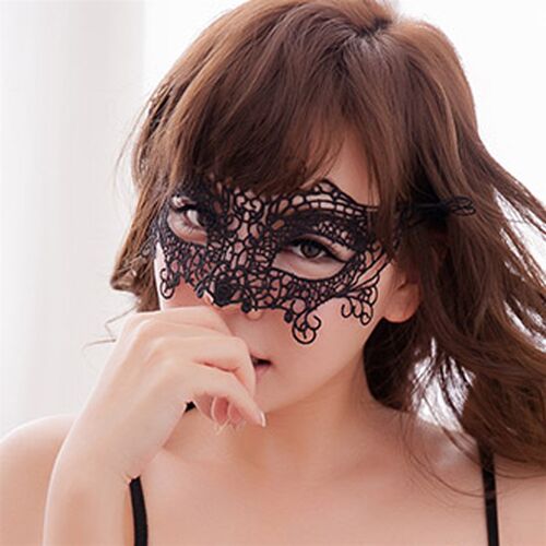 Lace mask Lady Halloween prop black fun eye mask Cosplay
