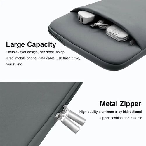 1PC Portable Laptop Bag Sleeve Case ver Soft Notebook Pouch