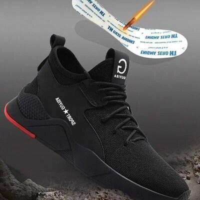 Fashion Steel Toe Shoes Kevlar Fiber Safety Shoes Breathable