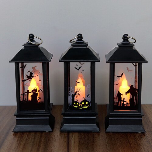 Halloween decoration props Scary atmosphere pumpkin lamp