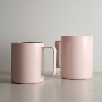 Female powder ins316 stainless steel double-layer coffee cup