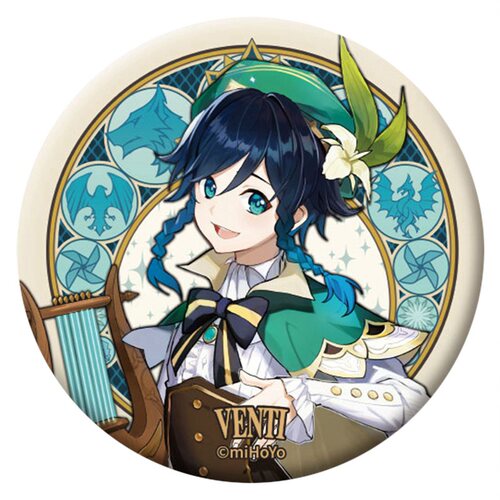 Free Shipping 58mm Online Game Genshin Impact Brooch Pin Cos