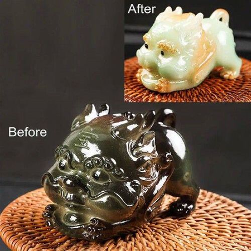 Tea Pet Decoration Color Changing Tea Pet Pixiu Resin Lucky