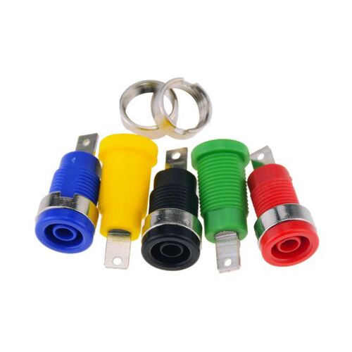 5PCS Opening 12mm 4mm Banana Socket Panel Test Socket Safety