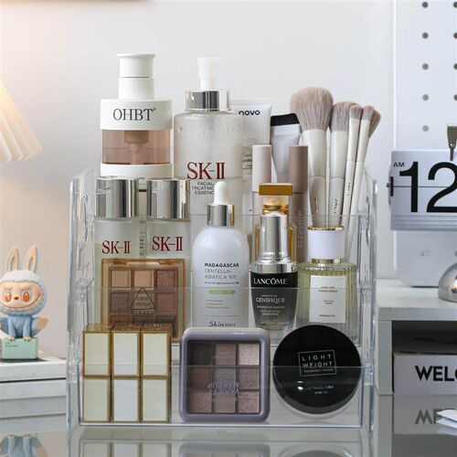 Cosmetic storage box, desktop organizer, dressing table skin