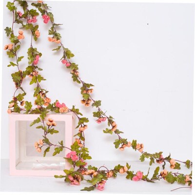 2m Artificial Flowers Rose Ivy Vine Wedding Decoration Real