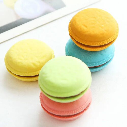 5 Pieces Cute Kawaii Colorful Cake Rubber Eraser Creative Ma