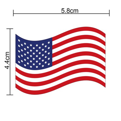 DIY stickers for Independence Day in the United States, fla