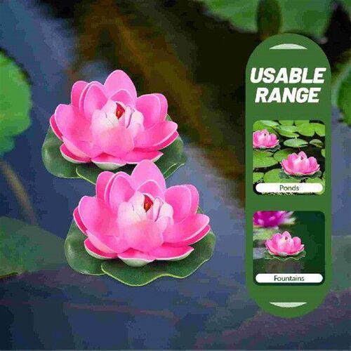5 Pcs Simulation Lotus Leaf Artificial Flowers for