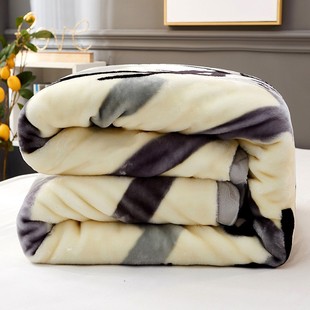 winter double layer thick blanket Cobertor quilt cover warm