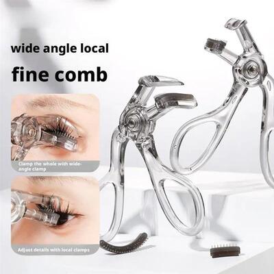 Wide-Angle Partial Eyelash Curler Portable One-Clip Curling