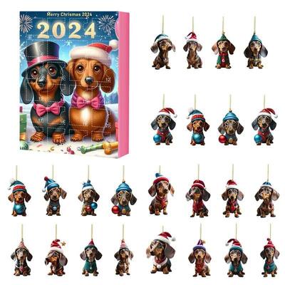 2024 Advent Calendar Dachshunds Christmas Holidays Advent Ca