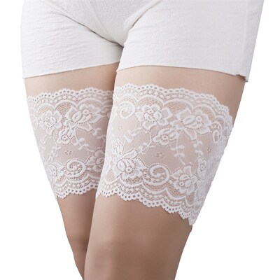 2pcs Anti Friction Thigh Bands Leg Warmers Silicone Female A