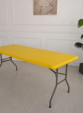 Waterproof Polyester Spandex Table Topper ver Rectangle Elas