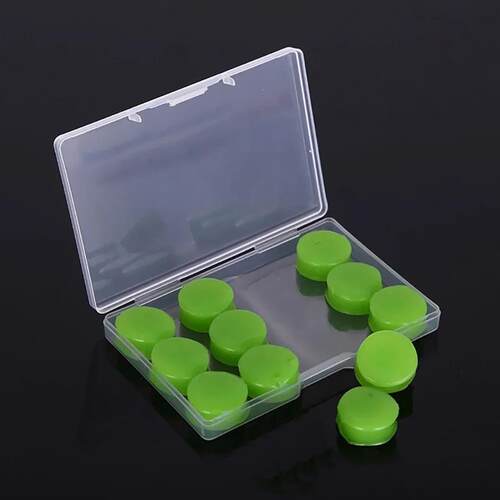 12Pcs Silicone Sleeping Ear Plugs Noise Reduction Anti Snore