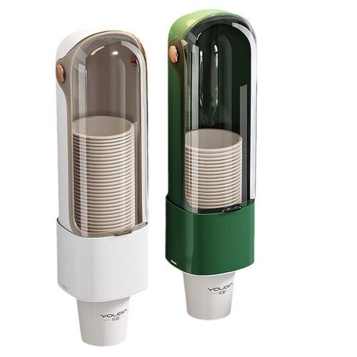 Disposable cup extractor for household wall mounted use