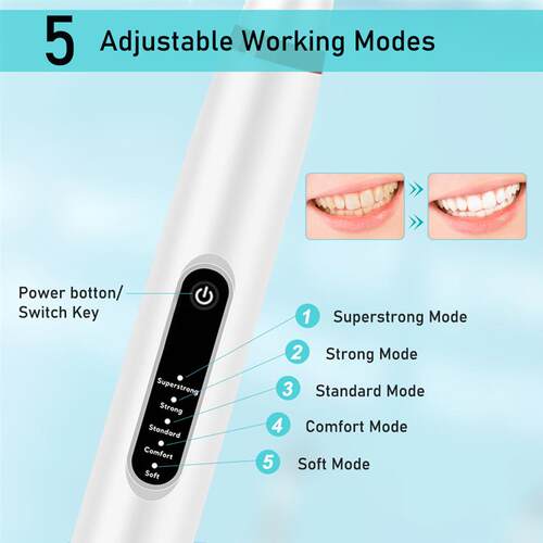 Electric dental cleaner scaler toothbrush set teeth cleaner