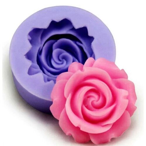 3D Rose Chocolate Mold Fondant Cake Decorating Tools Silicon