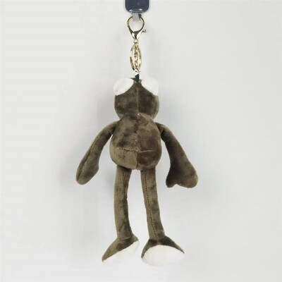 Sleutelhanger Frog Plush Keychains Pluff Funny Cartoon Rings
