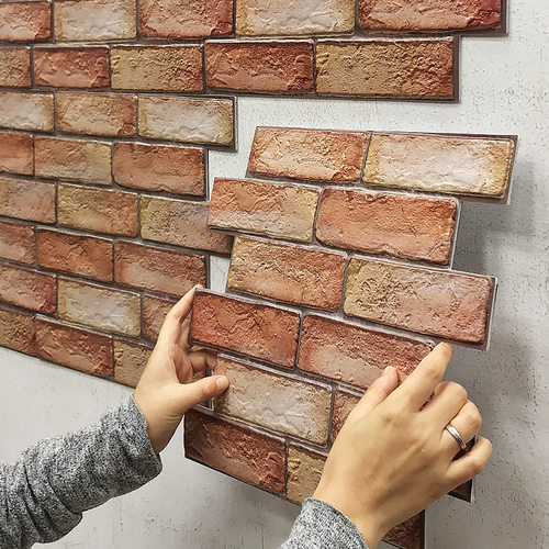 3D three dimensional wall stickers wallpaper sticker self ad