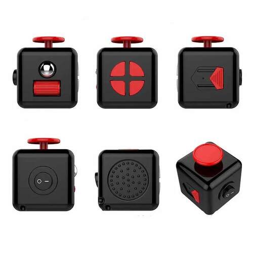 Creative Solid Color Fidget Dice handheld cube Release Stres