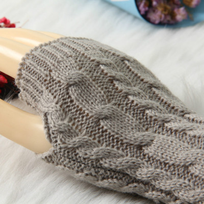 Women Stylish Hand Warmer Winter Gloves Arm Crochet Knitting
