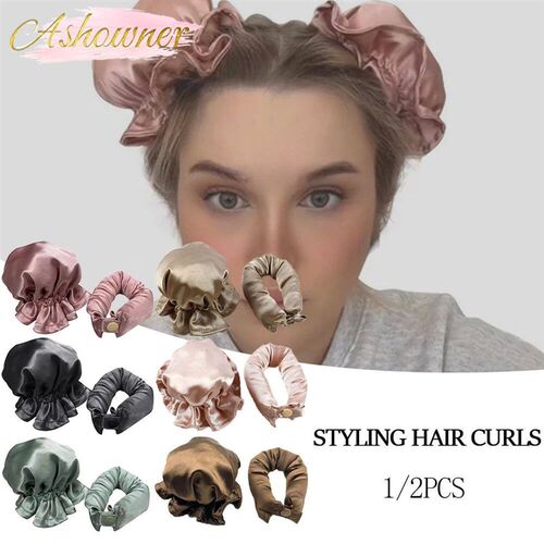 New Heatless Curling Rod Silk Curls Soft Hair Rollers Sleepi