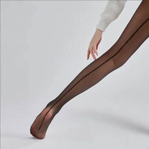 5/1pairs Womens One Line Pattern Stockings And Pantyhose Sl