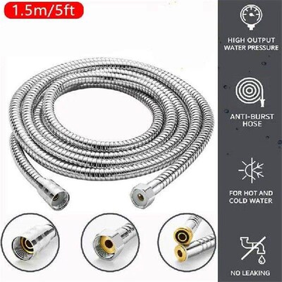 Shower Extension Pipe Bidet Hose 1.5M Stainless Steel