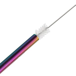 Stainless Straw Drinking Reusab Colorful Straws Steel Metal