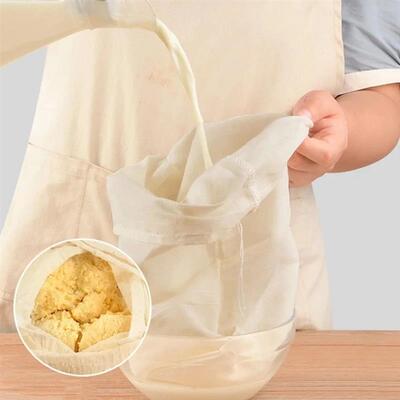 Reusable Cotton Gauze Kitchen Items Tofu Cheese Filter Cloth