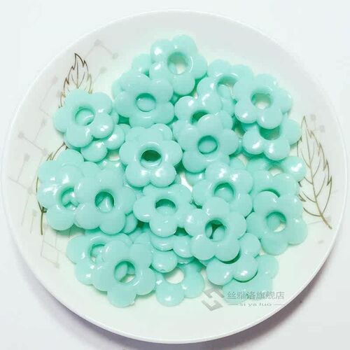 New Acrylic Hollow Out Loose Beads Acrylic Holes Flower DIY