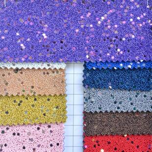 鼎茂皮革PVC亮片皮革鞋 9014 材珍珠鱼六角片格利特人造合成革厂DM